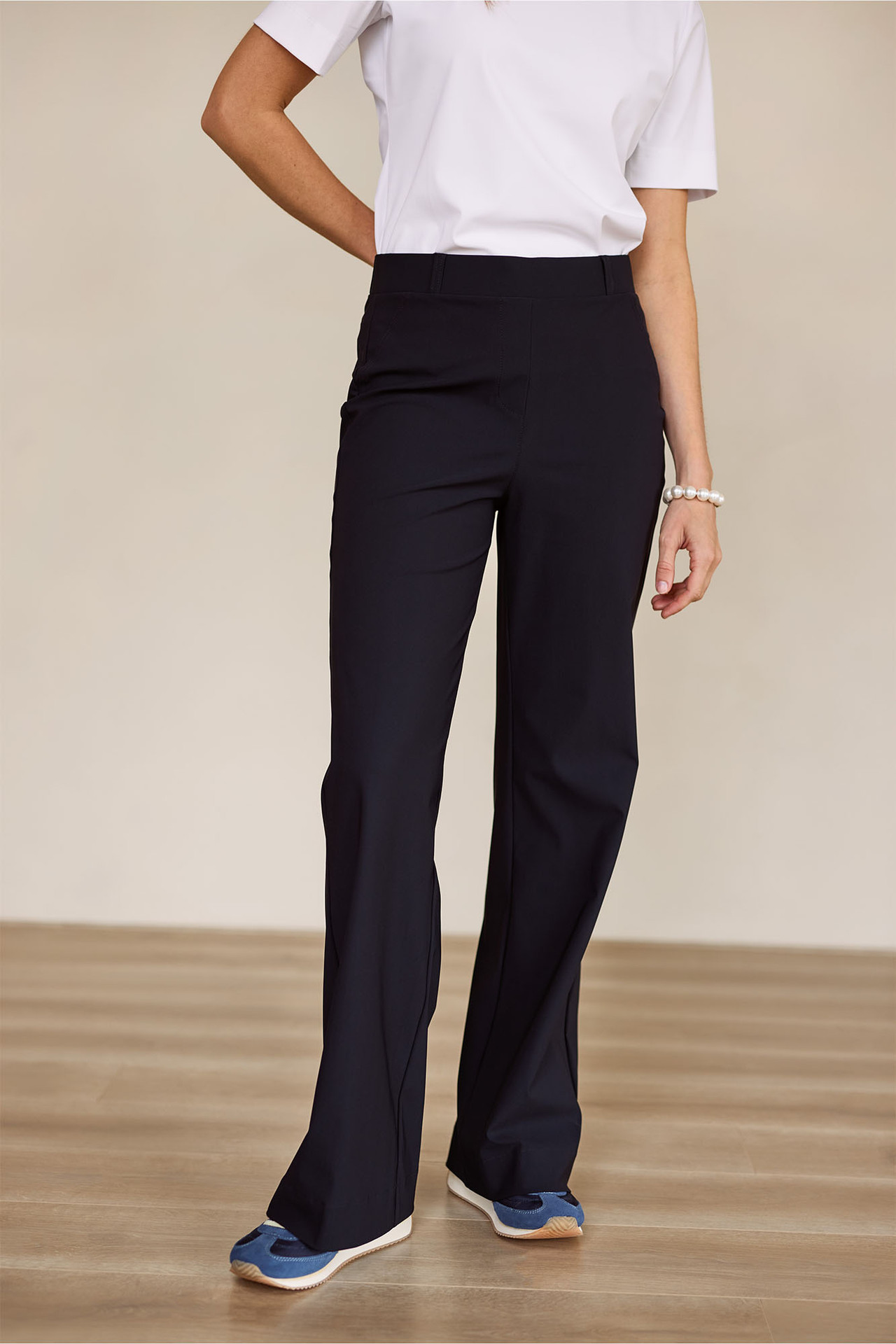 Studio Anneloes Sally Trousers Dark Blue, donkerblauwe damesbroek